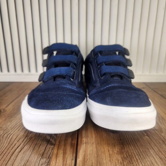 Vans Prison Issue Old Skool Mens Sz 12 Navy Blue Triple Strap Low Sneakers Shoes
